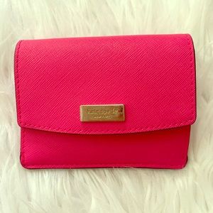 Bright pink Kate spade wallet